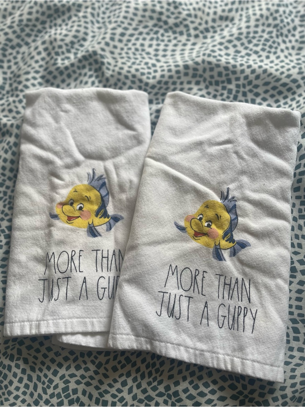 Rae Dunn Kitchen Towels - More Than Just a Guppy